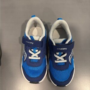 Saucony Kids Navy and Blue Sneakers